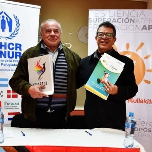 Firma de convenio y plan de trabajo con Adesproc Libertad